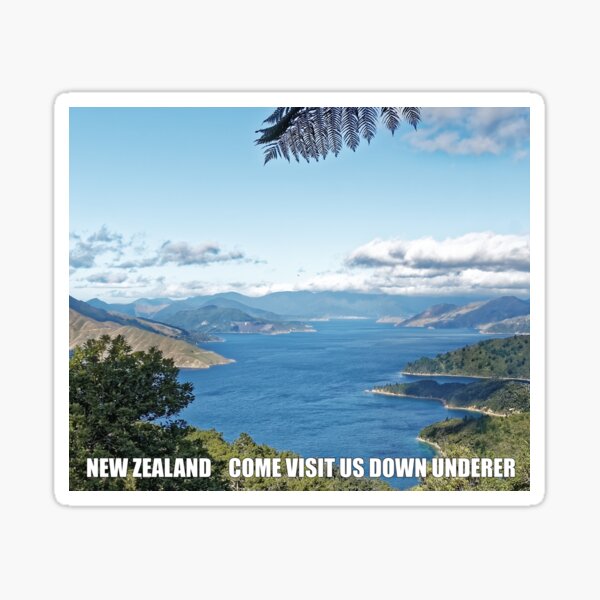 Item preview, New Zealand: Come Visit us Down Underer designed and sold by garbanzo-bean.