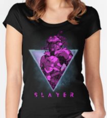 Goblin Slayer Retro 80s - Anime Shirt Fitted Scoop T-Shirt