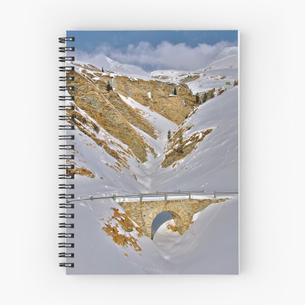 Item preview, Frozen Casolbach with small Bridge, Avers, Switzerland designed and sold by itchingink.