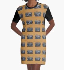 Boombox Graphic T-Shirt Dress