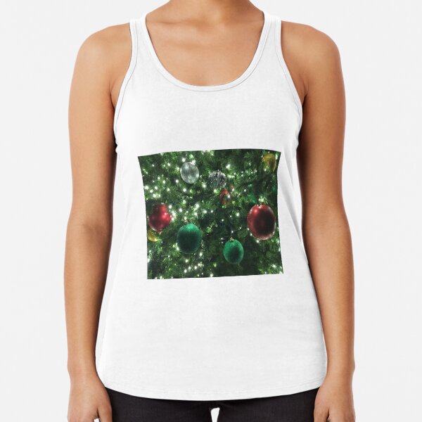 Christmas Baubles Racerback Tank Top