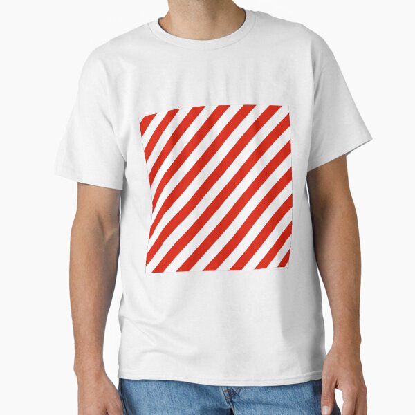 Red Diagonal Stripes T-Shirts for Sale | Redbubble