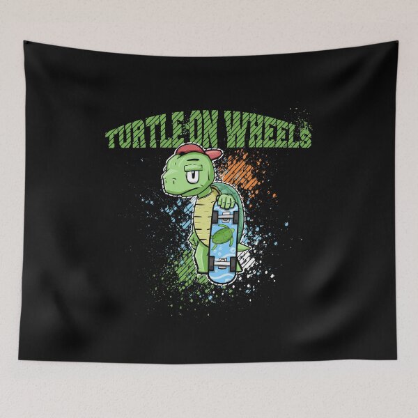 Item preview, Turtle on wheels - skating designed and sold by Ventein.