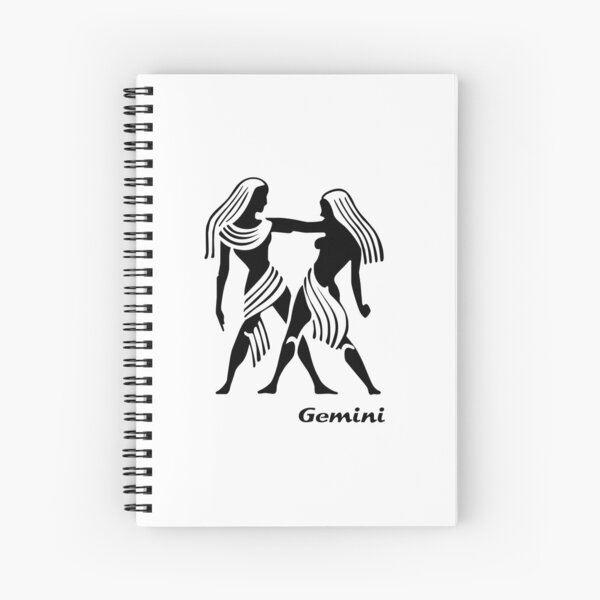 ★ Zodiac Signs: GEMINI Spiral Notebook