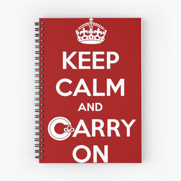 Item preview, Keep Calm Carry On Calgary White designed and sold by bookermorgan.
