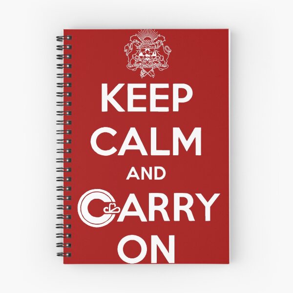 Item preview, Keep Calm Carry On Calgary White designed and sold by bookermorgan.