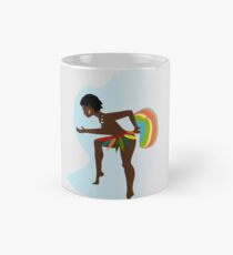 Schöne afrikanische Frau Tasse