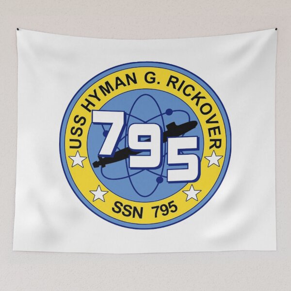 Item preview, USS Hyman Rickover (SSN-795) Crest designed and sold by Nikki SpaceStuffPlus.