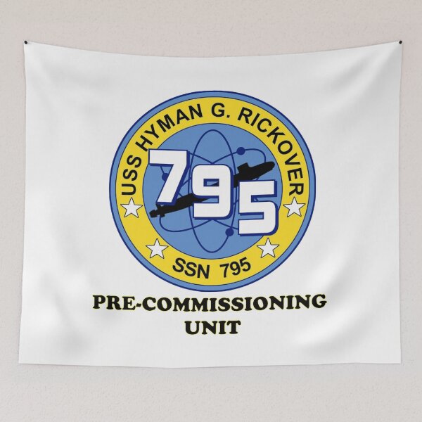 Item preview, USS Hyman G. Rockover (PCU-795) Crest designed and sold by Nikki SpaceStuffPlus.