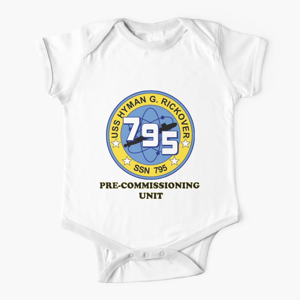 Uss Hyman G Rockover Pcu 795 Crest Baby One Piece By Spacestuffplus Redbubble