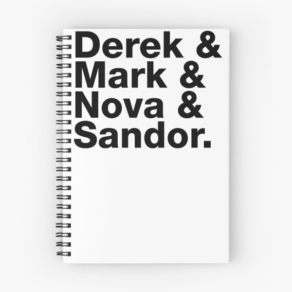 Item preview, Derek & Mark & Nova & Sandor (Black) designed and sold by sabird.