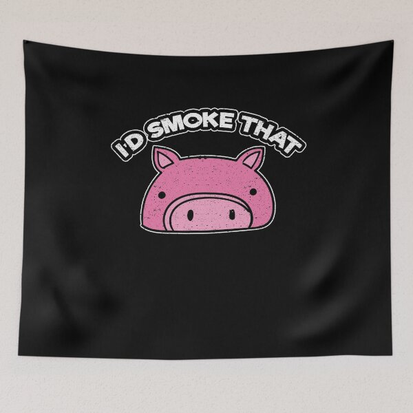 Item preview, I'd Smoke That Pig Pork BBQ Meat Grill Barbeque designed and sold by Kieran Abbott.