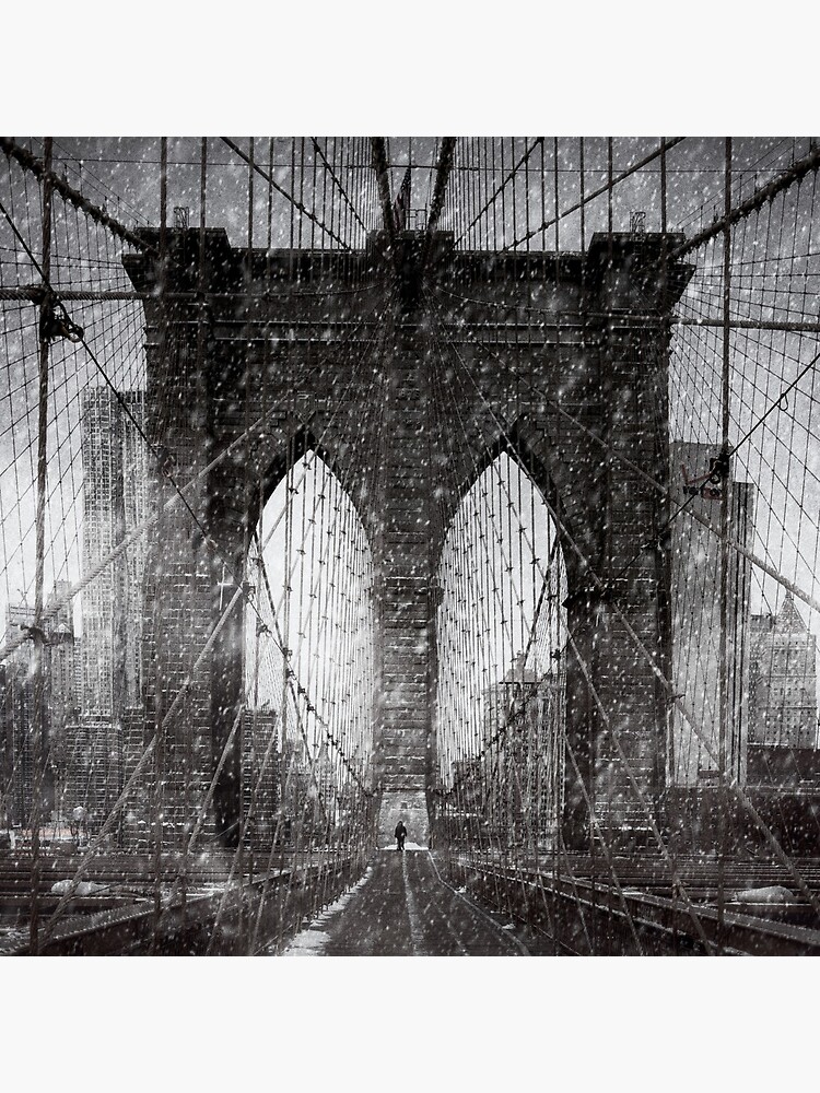 Brooklyn Bridge Snow Day by ChrisLord
