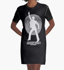 Saturday Night Fever - Discoteque Graphic T-Shirt Dress