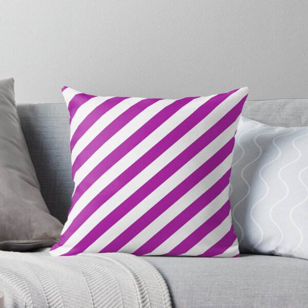 Item preview, Magenta Thick Diagonal Stripes designed and sold by ImageNugget.