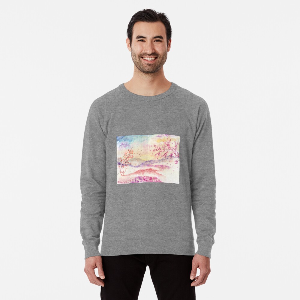 Item preview, Lightweight Sweatshirt designed and sold by aquarelles.