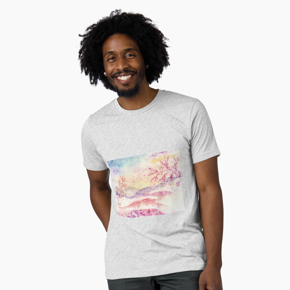 Item preview, Tri-blend T-Shirt designed and sold by aquarelles.