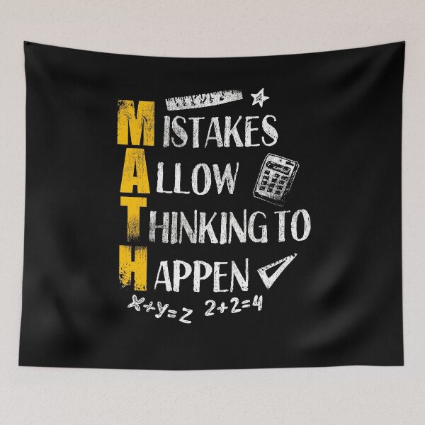 Item preview, Mistakes Allow Thinking To Happen Math Teacher Class designed and sold by Kieran Abbott.