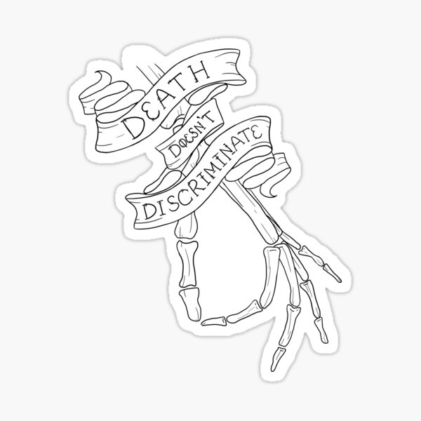 Circle Game Skeleton Sticker