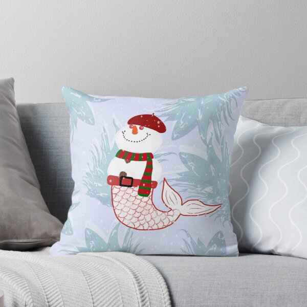 Item preview, Snowman Mermaid  designed and sold by oursunnycdays.
