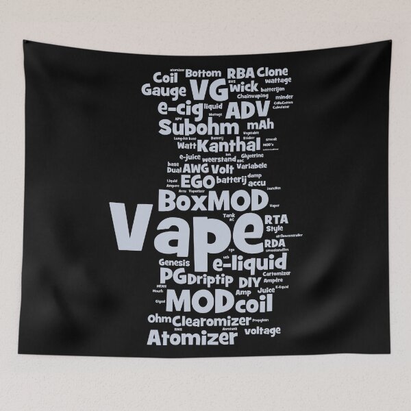 Item preview, Vape WordCloud Long designed and sold by 2vape.