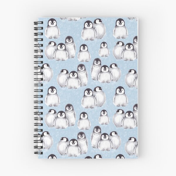 Item preview, Penguin pattern on blue designed and sold by jeannadano.