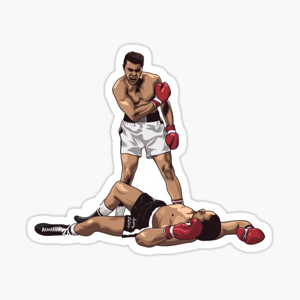 Muhammad Ali contre Sonny Liston Sticker
