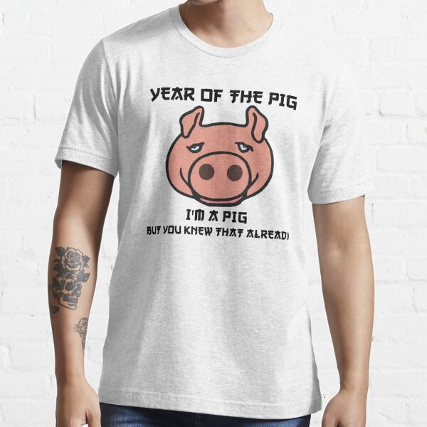 Funny Year of The Pig Essential T-Shirt