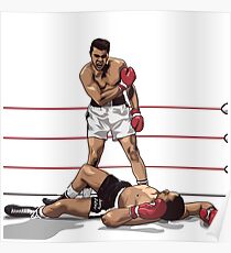 Póster Muhammad Ali v Sonny Liston