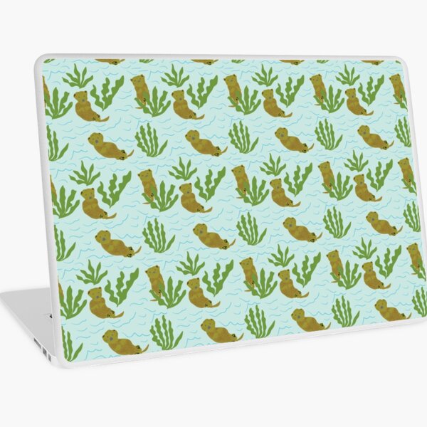 Sea Otters Laptop Skin