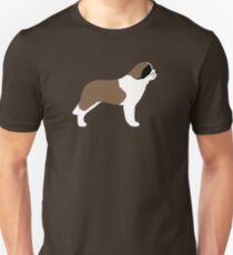 Saint Bernard Silhouette(s) Unisex T-Shirt