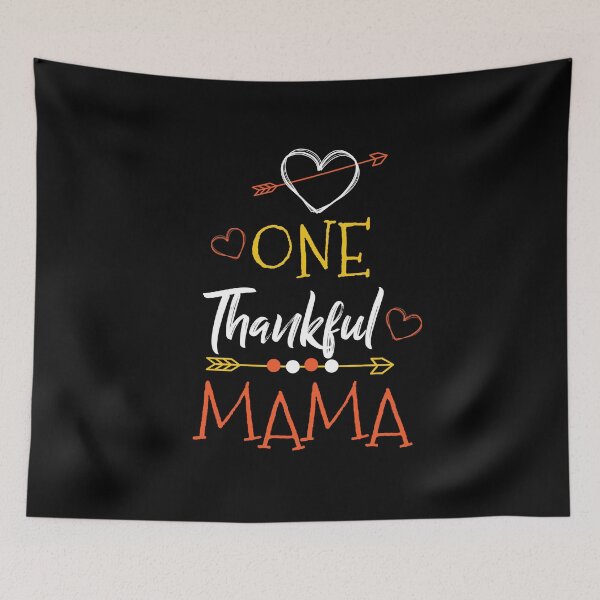 Item preview, One Thank Mama Happy Thanksgiving Day designed and sold by BUBLTEES.