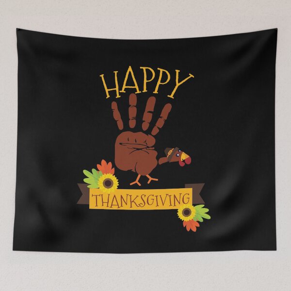 Item preview, Hand Print Turkey Cute Happy Thanksgiving designed and sold by BUBLTEES.