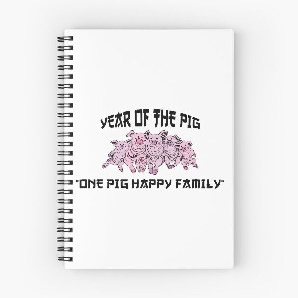 Item preview, Year of The Pig Happy Family designed and sold by HolidayT-Shirts.