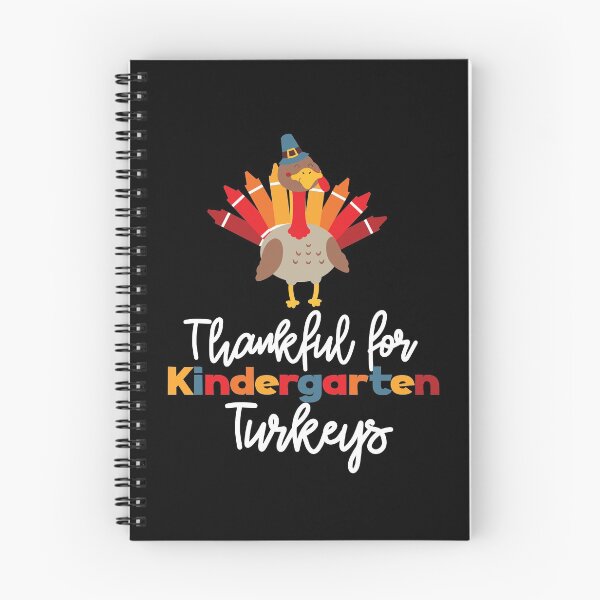 Item preview, Thankful for Kindergarten Turkeys Thanksgiving Teacher designed and sold by BUBLTEES.