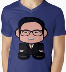 Munchkin POLITICO'BOT Toy Robot V-Neck T-Shirt