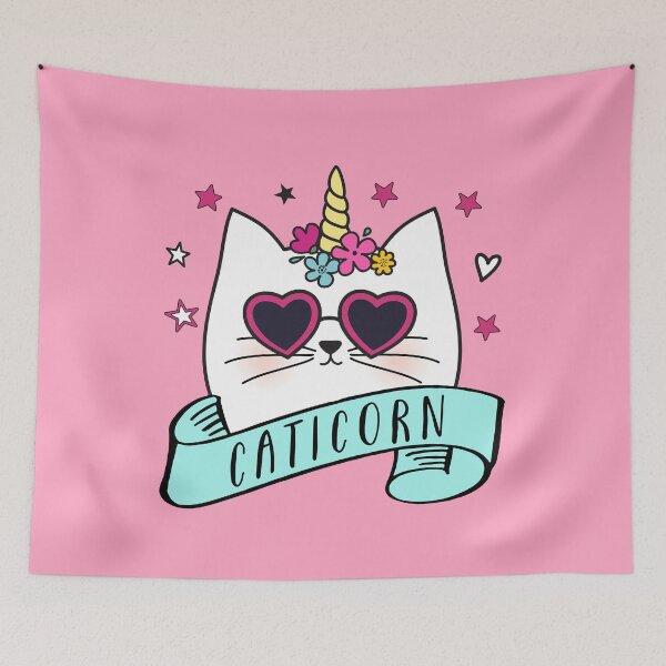 Item preview, Magical Caticorn designed and sold by redwoodandvine.