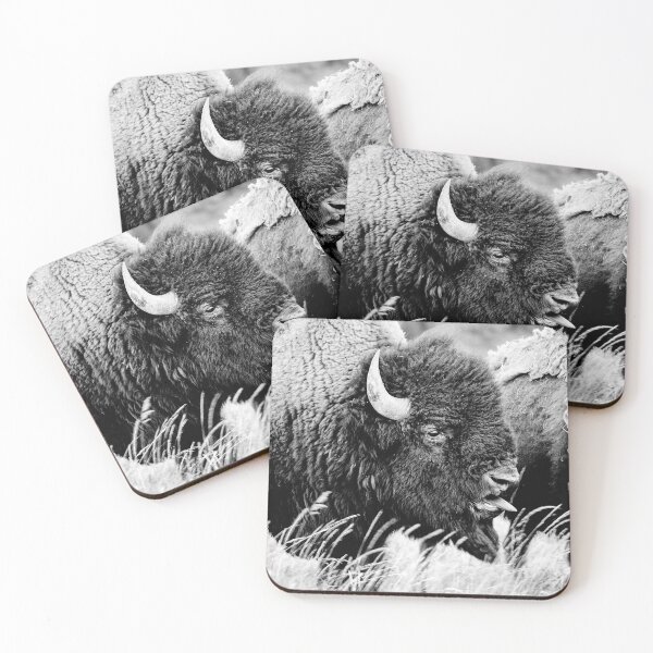 Item preview, Yellowstone Bison designed and sold by FOLK ART FUSION by heidiannemorris.