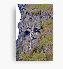 Troll of the Fjord Canvas Print