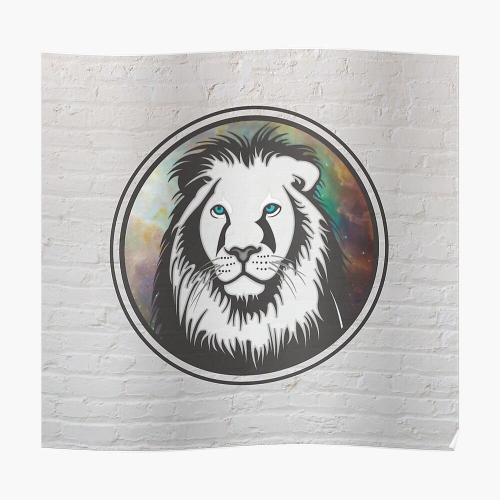 Space Lion Tapestry By Electricpeacock Redbubble