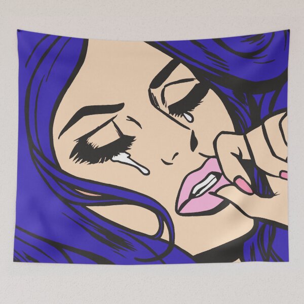 Item preview, Blue Crying Comic Girl designed and sold by turddemon.