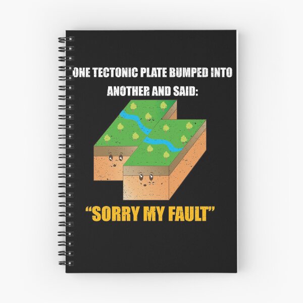 Item preview, One Tectonic Plate Sorry My Fault Science Humor Joke designed and sold by Kieran Abbott.