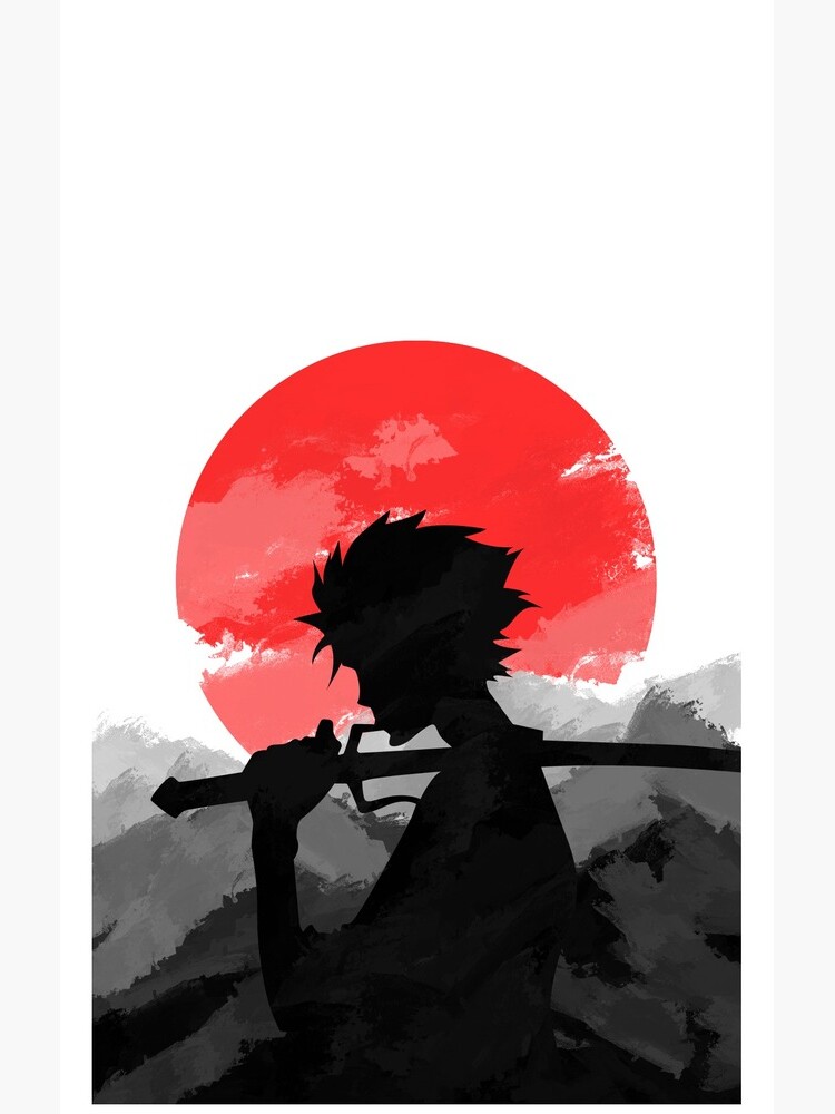 Samurai with sunset by HEARTBEATS