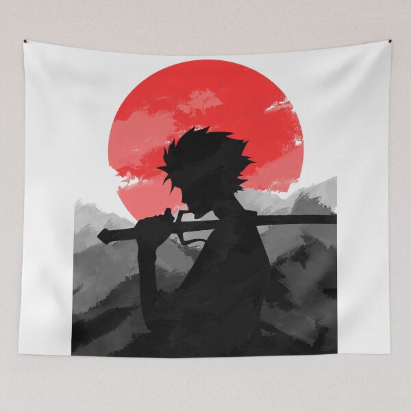 Item preview, Samurai with sunset designed and sold by HEARTBEATS.