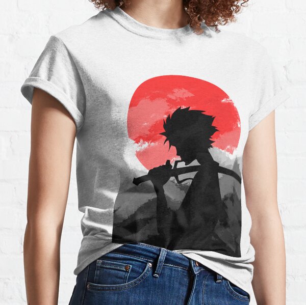 Samurai with sunset Classic T-Shirt
