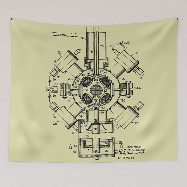 Item preview, Nuclear Fusion Invention Patent 1968 designed and sold by MadebyDesign.