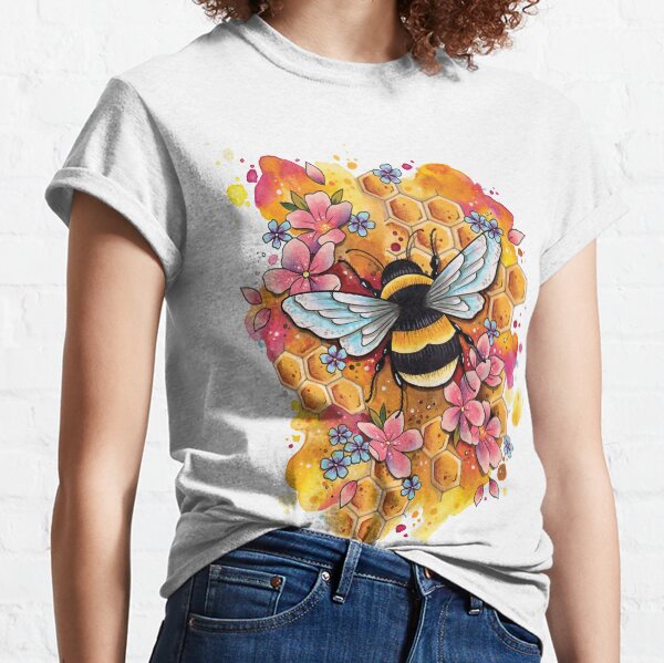 Item preview, Bumble Bee watercolor design designed and sold by lornalaine.