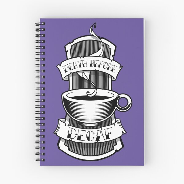 Item preview, Death before decaf designed and sold by jonnychiba.