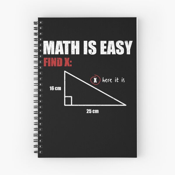 Item preview, Math Is Easy Find X Mathematics Teacher School Humor designed and sold by Kieran Abbott.
