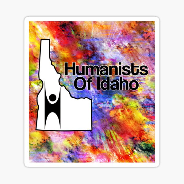 Colorful Humanists of Idaho Sticker